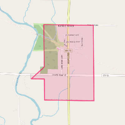 Map of Kettle River
