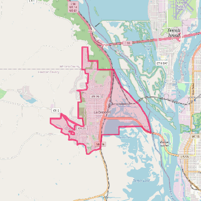 Map of La Crescent