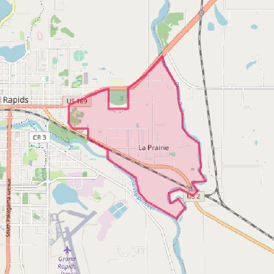 Map of La Prairie