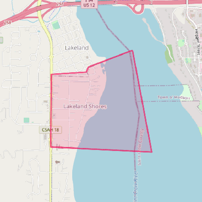 Map of Lakeland Shores