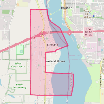 Map of Lakeland