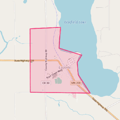 Map of Laporte