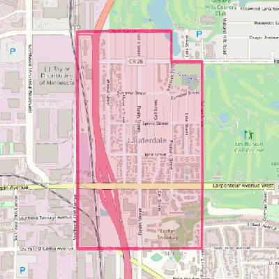 Map of Lauderdale