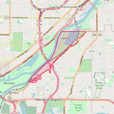 Map of Lilydale