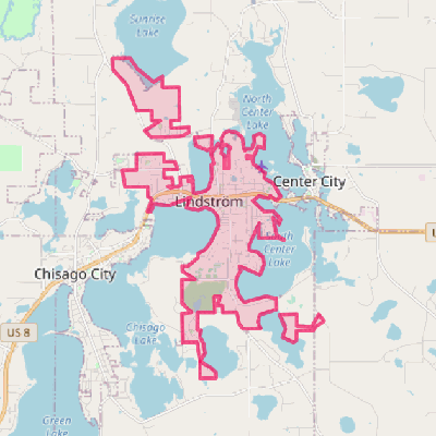 Map of Lindstrom