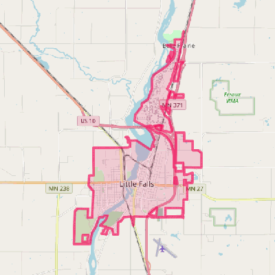 Map of Little Falls