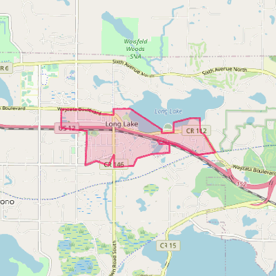 Map of Long Lake