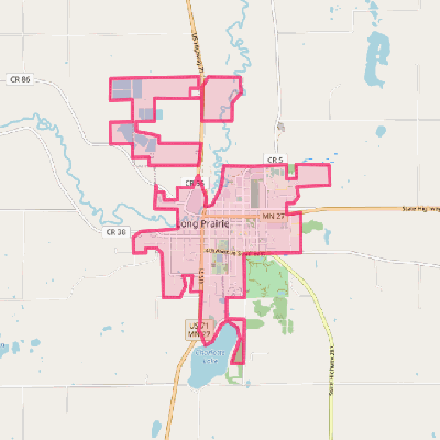 Map of Long Prairie