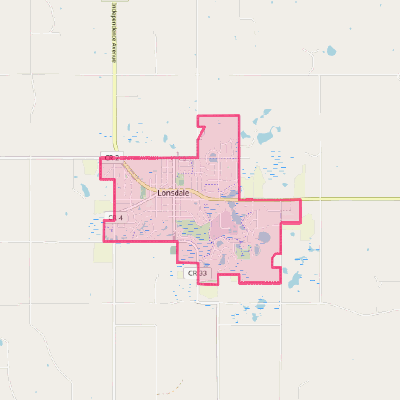 Map of Lonsdale