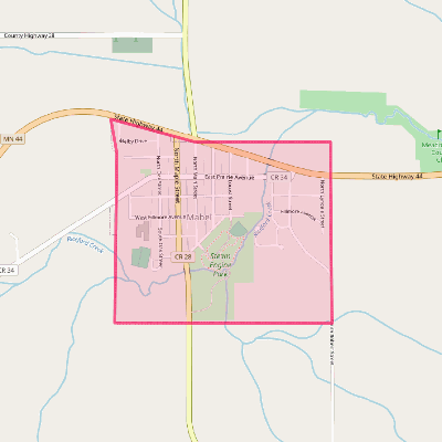 Map of Mabel