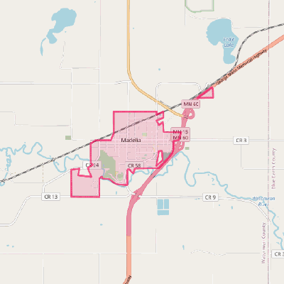 Map of Madelia