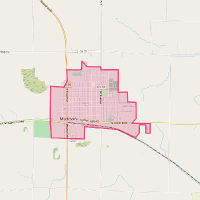 Map of Madison