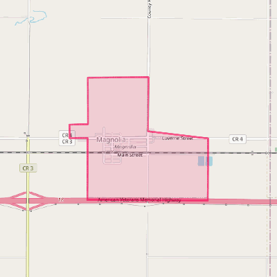 Map of Magnolia