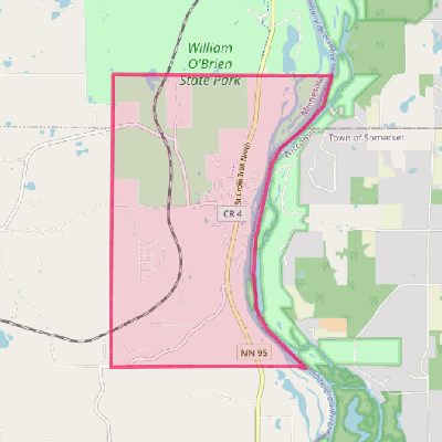 Map of Marine on St. Croix