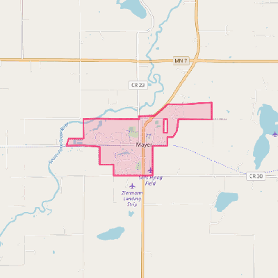 Map of Mayer