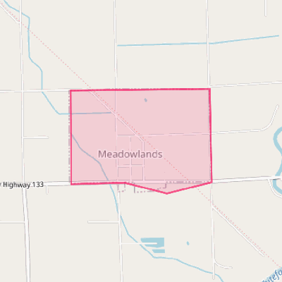 Map of Meadowlands