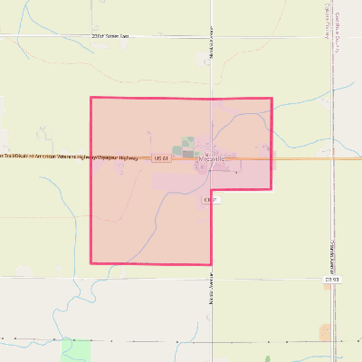 Map of Miesville