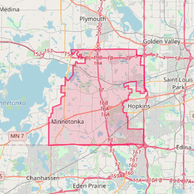 Map of Minnetonka