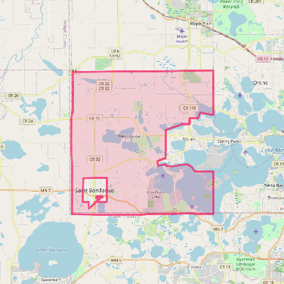 Map of Minnetrista