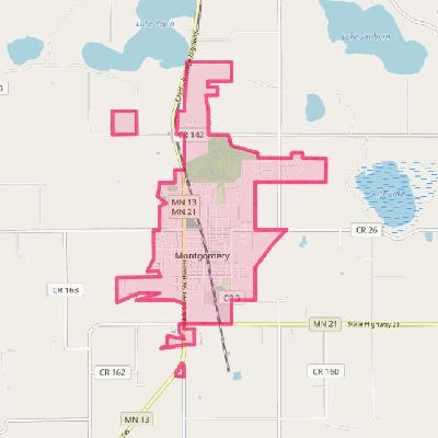 Map of Montgomery