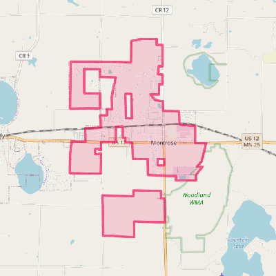 Map of Montrose