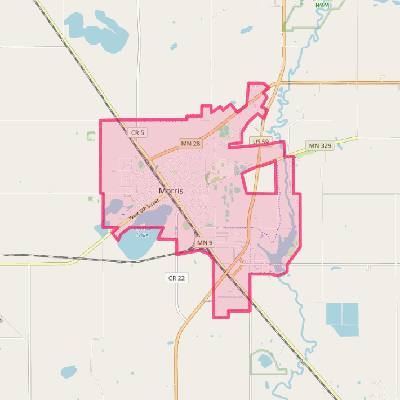 Map of Morris