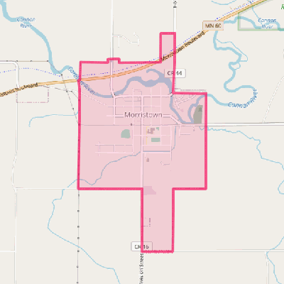 Map of Morristown