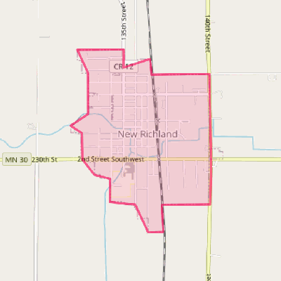 Map of New Richland