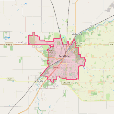 Map of Northfield