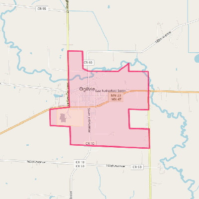 Map of Ogilvie