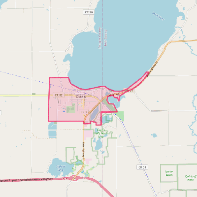 Map of Osakis