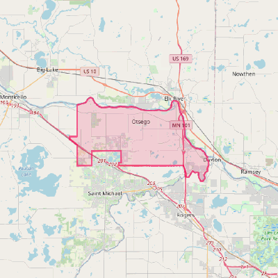 Map of Otsego