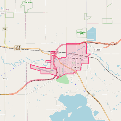 Map of Paynesville