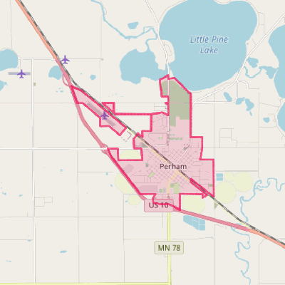 Map of Perham