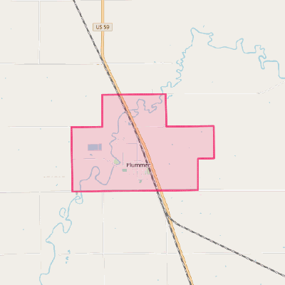 Map of Plummer