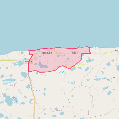 Map of Red Lake