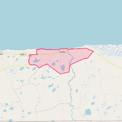 Map of Redby