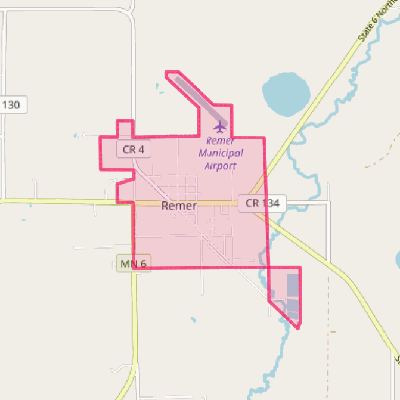 Map of Remer