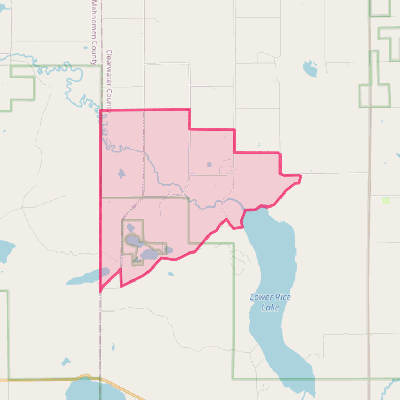 Map of Rice Lake