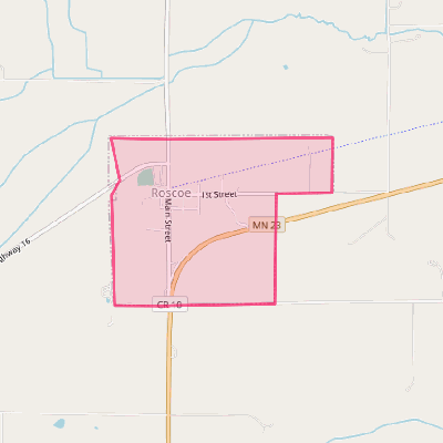 Map of Roscoe