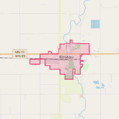 Map of Roseau