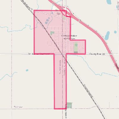 Map of Rothsay