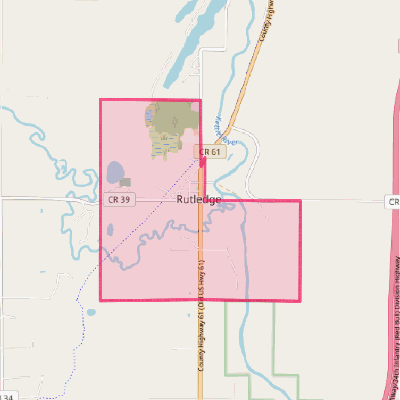 Map of Rutledge