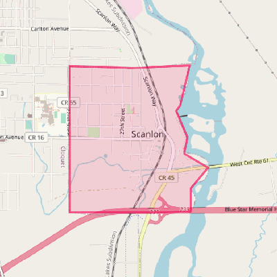 Map of Scanlon