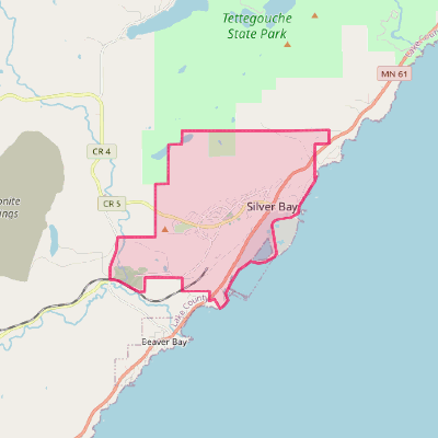 Map of Silver Bay