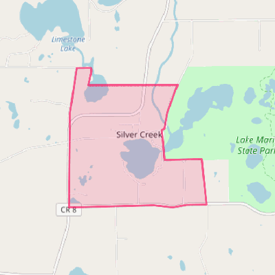 Map of Silver Creek