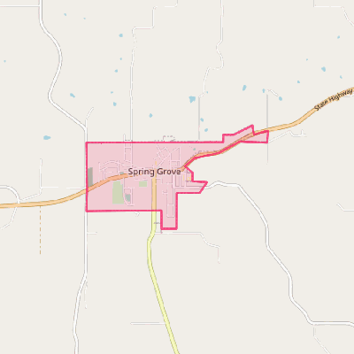 Map of Spring Grove