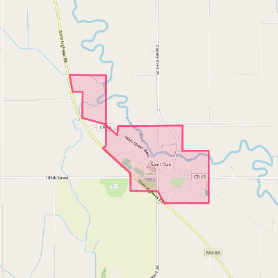 Map of St. Clair