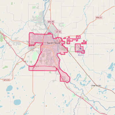 Map of St. Cloud