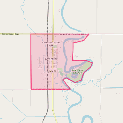 Map of St. Hilaire